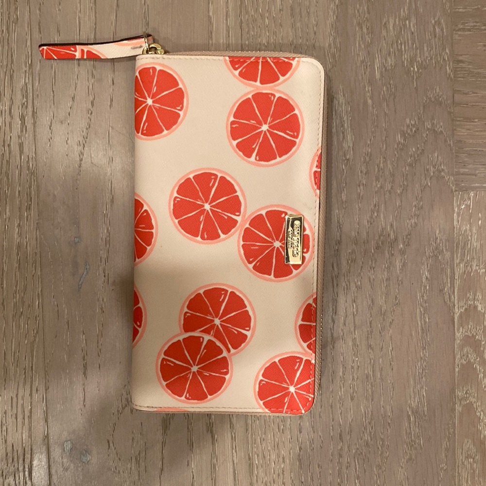 Kate Spade Grapefruit Design Wallet